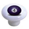 Set of 2 Billiards 4 Pool Ball Ceramic Cabinet Drawer