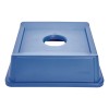 Rubbermaid Commercial 2791BLU Untouchable Bottle and Can Recycling Lid -