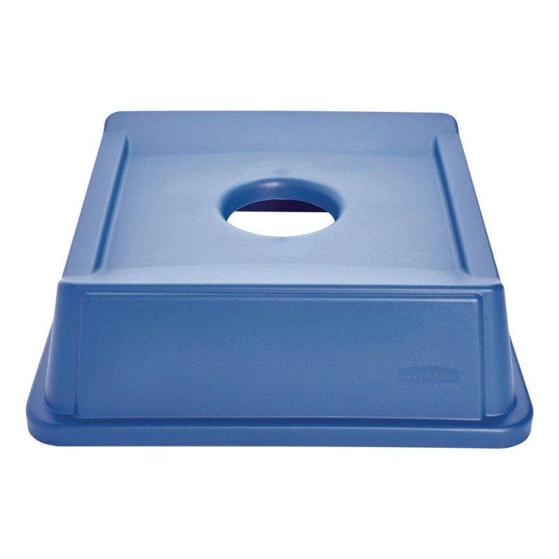 Rubbermaid Commercial 2791BLU Untouchable Bottle and Can Recycling Lid -