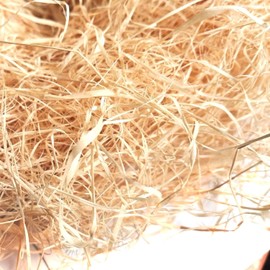 naturling Easter Grass 2.5 kg Natural Wood Wool for Easter Nest, Gift Baskets or Easter Decoration