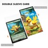 Katomula 100 MTG Card Sleeves with 100 Inner Sleeve, Textured