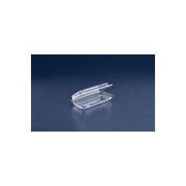 SLP18 Inline Plastics 8.5x4.5x1.87 Clear Hinged Container 300 per case