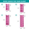 YOUDENOVA Hanging Closet Organizer, 5-Shelf Closet Hanging Storage Shelves, Light