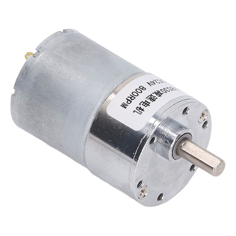 Gear Motor DC 24V 800RPM Speed Reduction Stable Transmission Geared