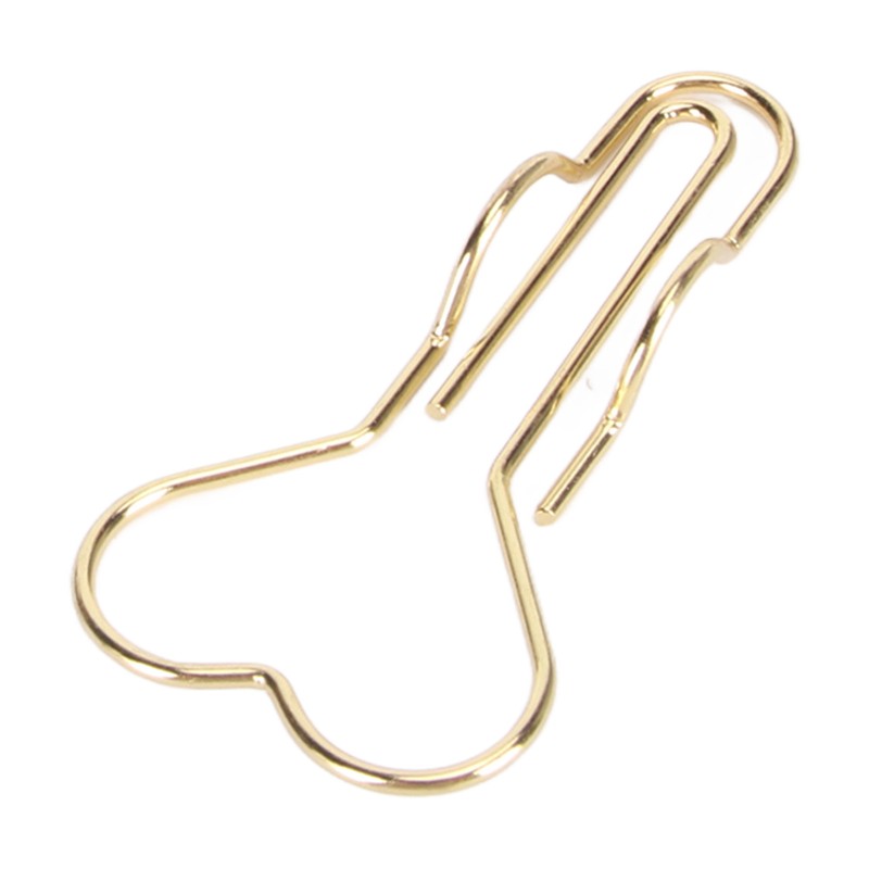 50pcs Heart Pen Clips Plated Metal Pen Holder Clips Small