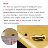 Myya DIY Belt Buckle Screws Hook Replacement for Repair Belts