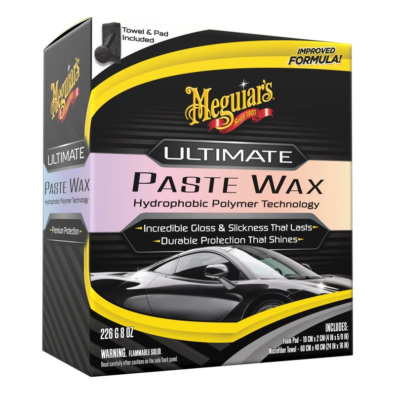 Meguiar's G210608EU Ultimate Paste Wax Cera en Pasta para Pintura