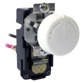 King Electric TKIT-1BW Single-Pole Built in Thermostat Kit, White