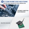 PATIKIL M.2 2280 Nvme SSD Heatsink 74x22x3mm, 4 Pcs Laptop