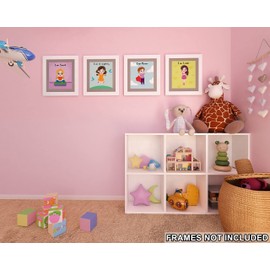 UNFRAMED INSPIRATIONAL WALL DECOR ART FOR KIDS ROOM| KIDS ROOM DECOR FOR GIRLS| TODDLER ROOM DECOR FOR GIRLS| PLAYROOM DÉCOR|NURSERY ROOM DECOR GIRLS|8X10|UNFRAMED