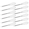 CHuangQi 5 Inch Endurance Stainless Steel Mini Whisk/Egg Beater, Set of 12
