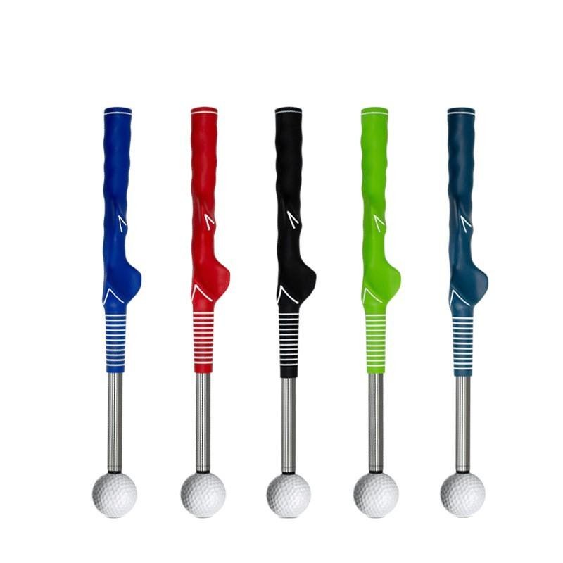 Golf Swing Practice Stick, Telescopic Golf Training Aid with Non-slip
