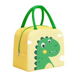 RHYOCIYE Insulated Tote Lunch Bag for Women/Men/Kids Reusable Leakproof Lunch Bags Lunch Box for Work School Picnic Travel (Dinosaur)