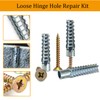 M6 Tree Shaped Steel Hollow Wall Anchor with Screws,Loose Hinge
