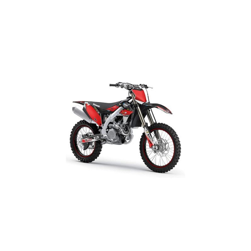 2003-2008 KX 125 Ricochet Green Senge Graphics Base Kit Compatible