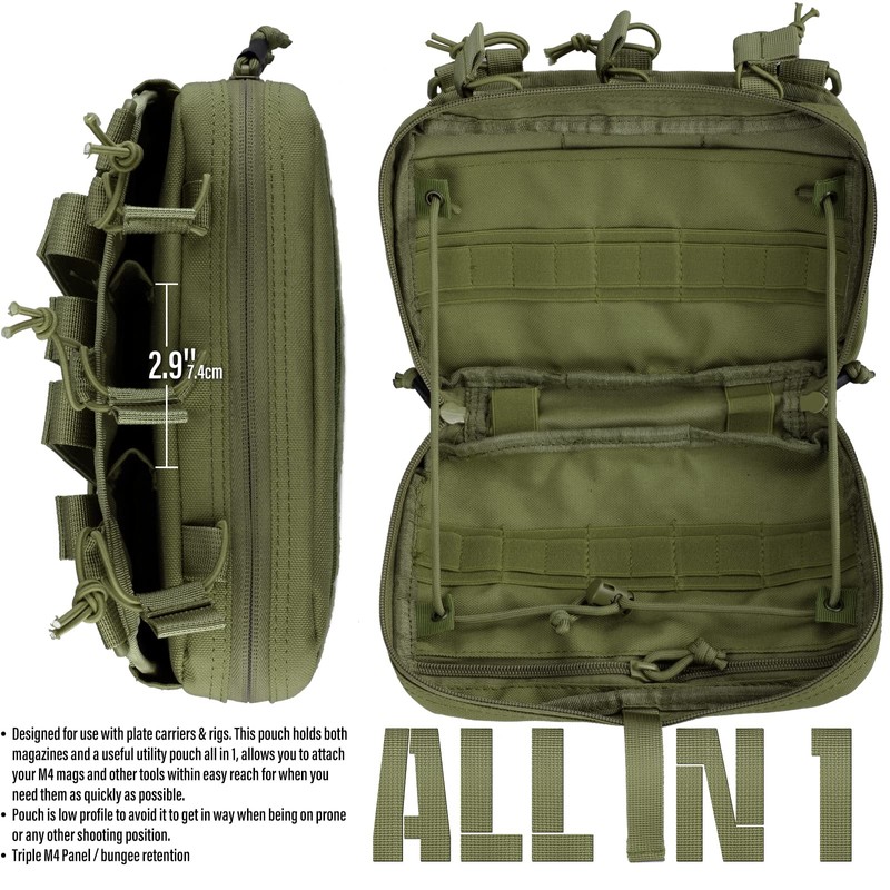 WYNEX Tactical Mag Admin Pouch, Molle Utility Tool Pouch EMT