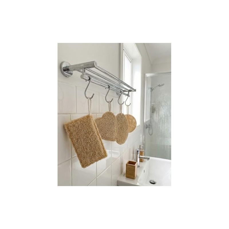 Generic MIMPER - Juego de 4 esponjas exfoliantes corporales de