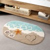 Luxury Microfiber Bath Mat, Extra Soft and Absorbent Bathroom Carpet,