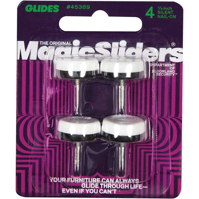Magic Sliders 45369 Silent Chair Glides, 7/8 Inch