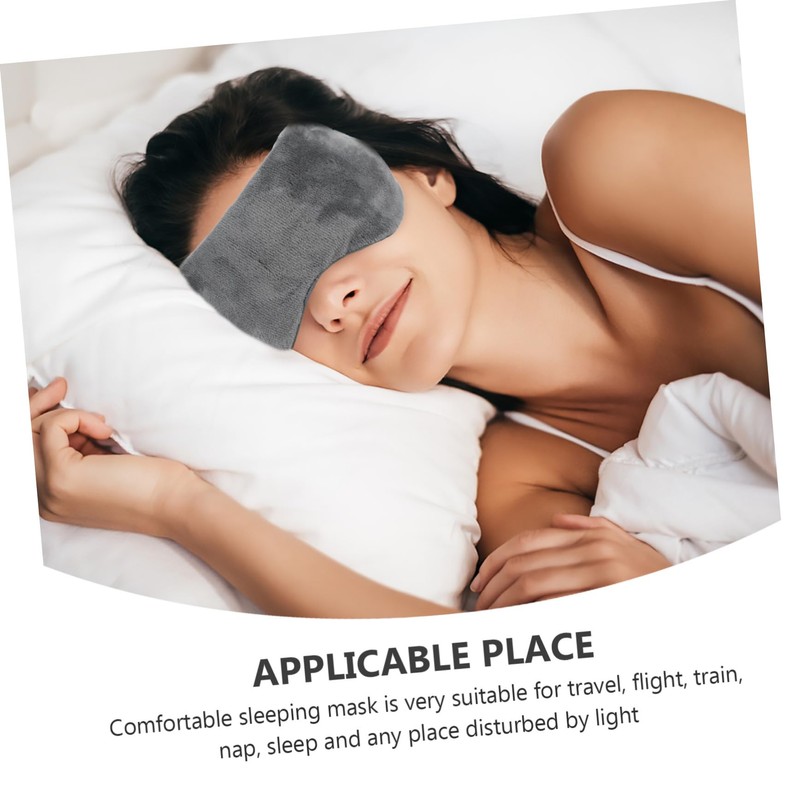 BIUDECO Weighted Cotton Eye Mask Comfortable Dual Use Blackout Sleep