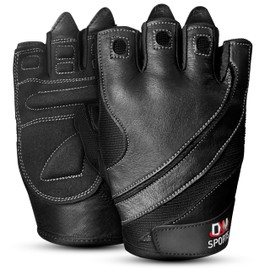 DXM SPORTS Workout Gloves for Men and Women, Gym Weight Lifting Gloves with Wrist Support - Breathable, Anti-Slip Gloves for Exercise, Fitness, Cycling, Training, Outdoor Sports (Black, XX-Large)