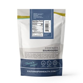 Cultures for Health San Francisco Sourdough Style Starter Culture | Homemade Artisan Bread | Heirloom, non-GMO | Live Culture Bread Mix | Easy to Follow Recipe