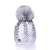 MFAZ Morefaz Ladies’ Knitted Worm Winter Hat, Crystal Pebble Ski