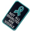 Not All Disabilities are Visible Vests/Harnesses Service Dog Emblem Embroidered