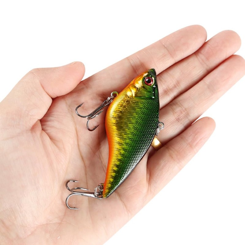 5 Pcs Fishing Lures Kit, VIB Slow Sinking Bionic Swimming