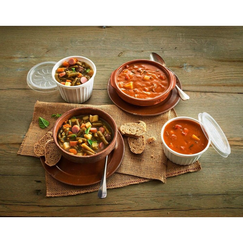 VEPATIM Soup to Go Airpac Soup Cups Thermal Insulating Polypropylene