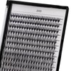 Bodermincer Black Cluster Lashes 240pcs 20D/40D DIY Eyelash Extension D