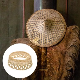 CAXUSD 6pcs Braided Hat Support Inner for Farmer Hats Lightweight Conical Hat Making Accessory for Fishing and Decoration