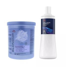 Wella (2 Pack) Wella Blondor Multi Lightener & Wella Dev 6% 20 Vol Duo, 33.8, 28.2 oz