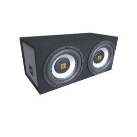 Audiotek 12" Speaker Boxes 1400W Dual Bandpass AT-212WS