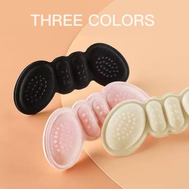 ZEPIQOR 6 Paar fersenpolster, Fersenpolster Schuheinlagen, Selbstklebend Fersenschutz Fersenkissen für zu große Schuhe & Stiefel Schuhfüller Heel, Gegen Reibung Heel Pads für Männer Frauen