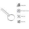 4 Pcs Stainless Steel Quick Release Pin with Spring Loaded