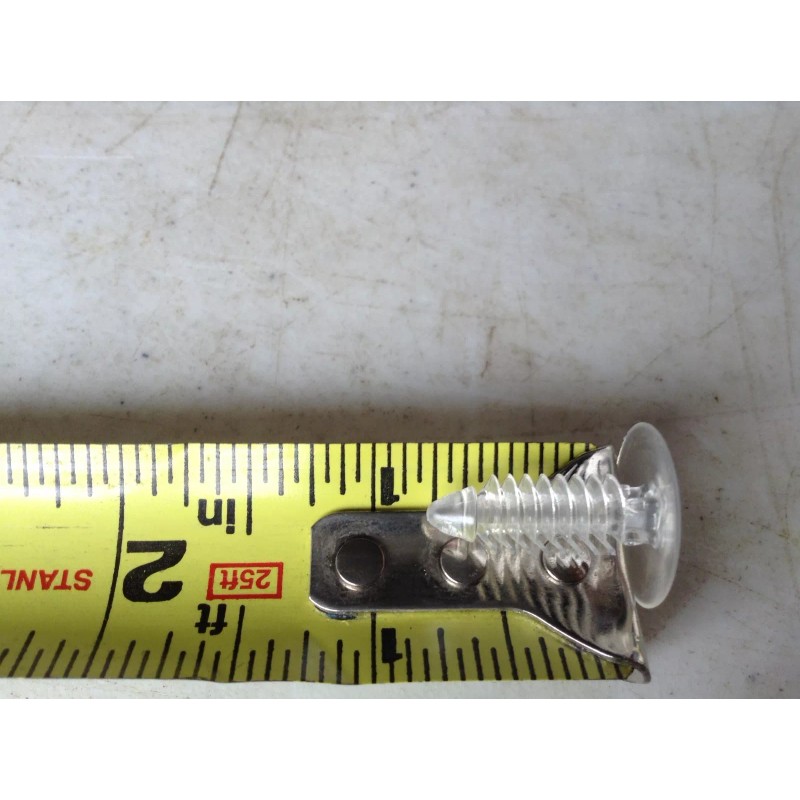 Unbranded/Generic Package of 10 plastic screws 3/4" long by 1/4"