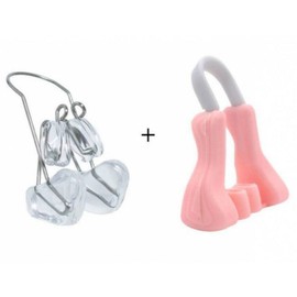 Ludatac Nose Line Shaper Nose Raising Clamp Set, 1 Piece, Transparent Sleep + Living Use / 루다택 코라인 쉐이퍼 코높이집게 세트, 1개, 투명 수면용+생활용