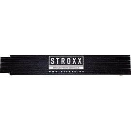 STROXX 20 x folding ruler, 2 metres, folding ruler, with internal angle fitting, locks exactly at right angles (90°), CE certification, made in Germany (20)