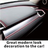 Mr.Brighton LED 16ft (5m) Chrome Red Car Interior Decorative Molding
