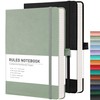 RETTACY Lined Journal Notebook, 2-Pack, 192 Numbered Pages per Pack,