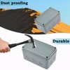 Outdoor Junction Box,USUPERINK Robust Outdoor Electrical Project Box,IP66 Weatherproof PVC/ABS