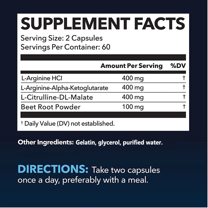 Daitea Nitric Oxide Booster Capsules–Incre