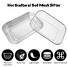 2 Pcs Large Soil Sifters, Stainless Steel Soil Strainers for