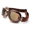 kucehiup Vintage Aviator Goggles Motorcycle Goggles (Smoke lenses)