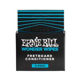Ernie Ball Ernie Ball Wonder Wipes Fretboard Conditioner, 6-pack (P04276)