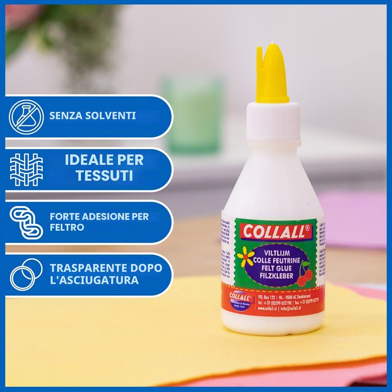 Collall - Collall Chiaro e Asciugatura Rapida (100ml) Forte Adesione