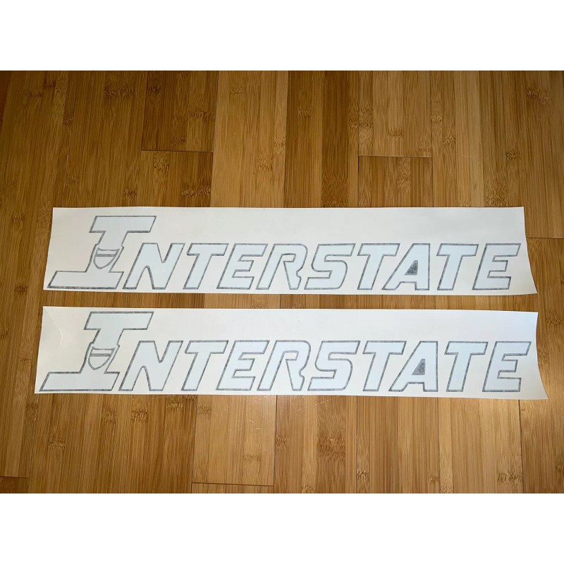 Aftermarket Interstate Trailer Decal Sticker Kit 24” (Set of 2)