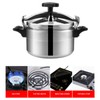 Aluminum Pressure Cooker, 3L/4L/5L Large Capacity Pressure Cooker for Gas