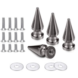 Zonon 4 Set Firefighter Helmet Accessories Include 4 Spikes 4 Spacers 12 Screws for Firefighter Men Gifts